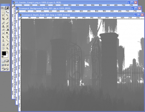 Load in the Background Plate, Depth Map, and Poser Figure